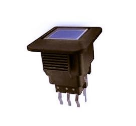 Square LED self-locking switch, square mini light-emitting button switch ANJ-58D-08