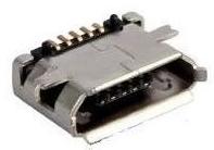 USB-020  mini  贴片Micro插孔5P卧式   微型Micro插座5Pin